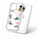 Cute Sea Otter Clear Phone Case, MagSafe Otter iPhone Case, Kawaii Ocean Animal Case, Transparent Jellyfish Octopus Cover, Gift for Her