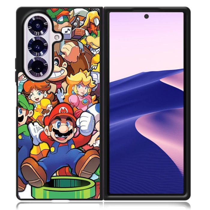 Super Mario Party Samsung Galaxy Z Fold 7 Case DC1796