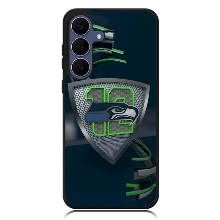 Seattle Seahawks 12 Samsung Galaxy S25 Case DC1646