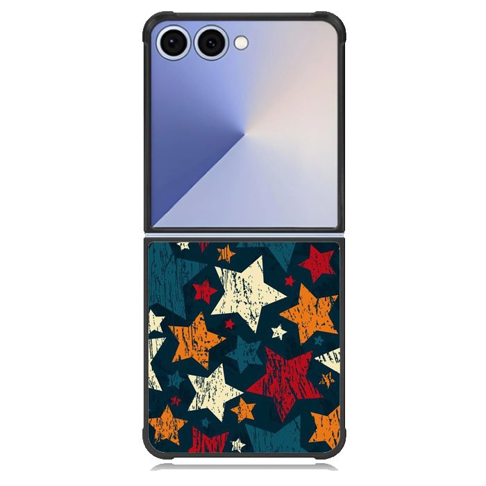 Star Pattren Case Samsung Galaxy Z Flip 7 Case DC1733