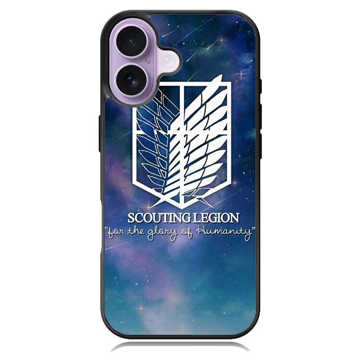 Attack On Titan Scounting iPhone 16 Plus Case DC0115