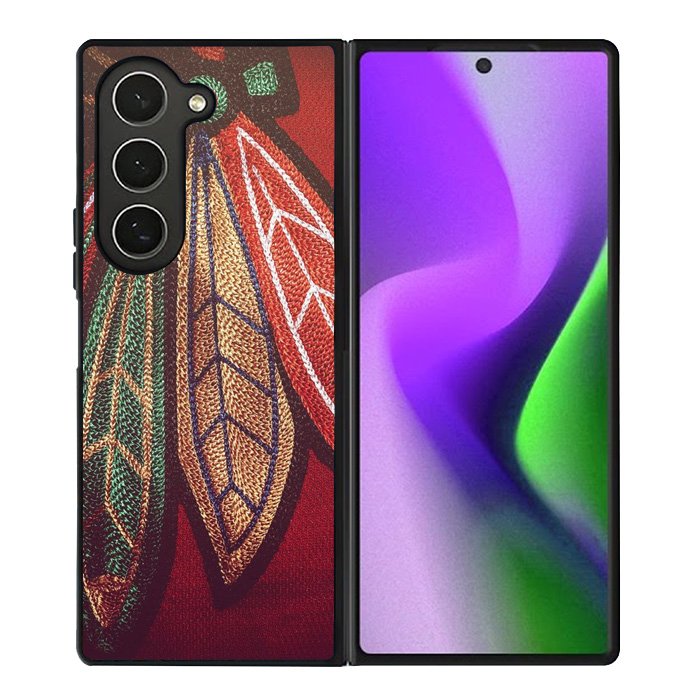 Blackhawks Chicago F Samsung Galaxy Z Fold 6 Case