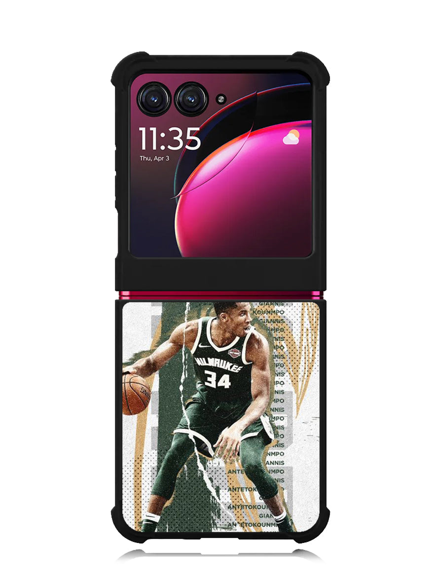 Giannis Antetokounmpo Motorola Moto Razr Plus 2023 , Moto Razr+ 2023 Case