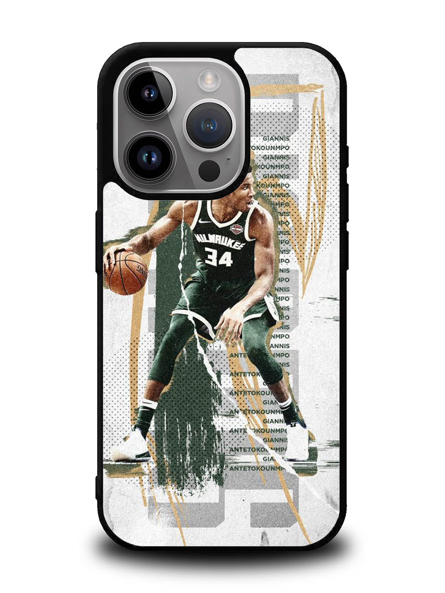 Giannis Antetokounmpo iPhone 15 Pro Case