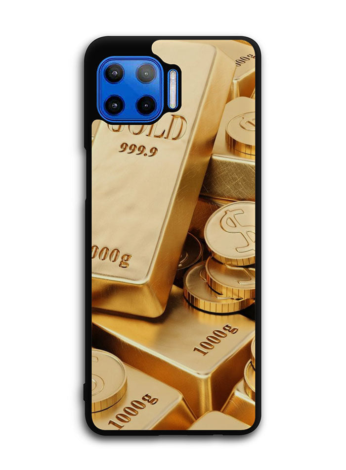 Fine Gold Motorola Moto One 5G Case , Moto One 5G UW Case , Moto G 5G Plus Case