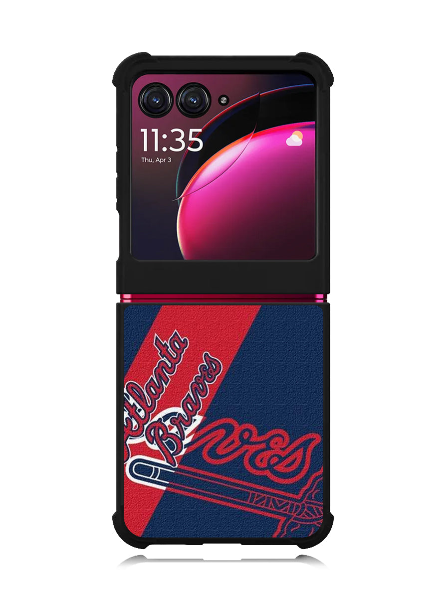 Atlanta Braves 2nd Motorola Moto Razr Plus 2023 , Moto Razr+ 2023 Case