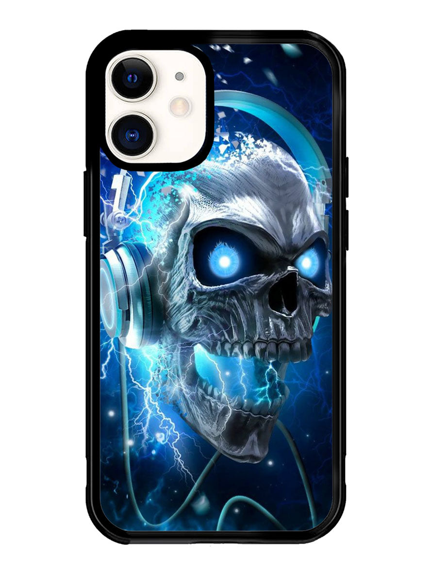 Skull Blue iPhone 12 Case