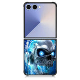 Skull Blue Samsung Galaxy Z Flip 7 Case DC1675