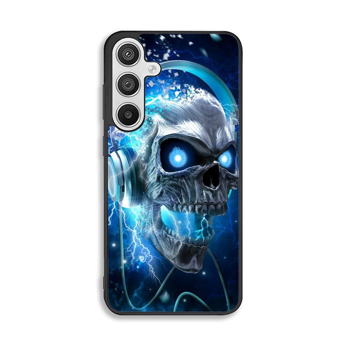 Skull Blue Samsung Galaxy A26 Case DC3912