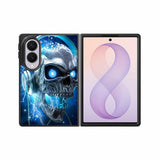 Skull Blue Samsung Galaxy Z Fold 8 Case DC1675