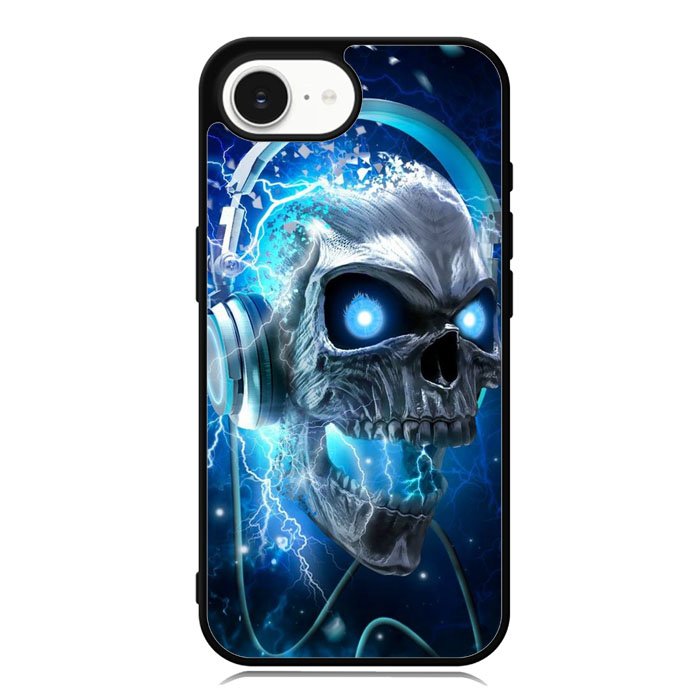 Skull Blue iPhone 16e Case DC1675