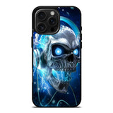 Skull Blue iPhone 16 Pro Case DC1675