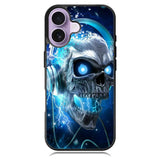 Skull Blue iPhone 16 Case DC1675