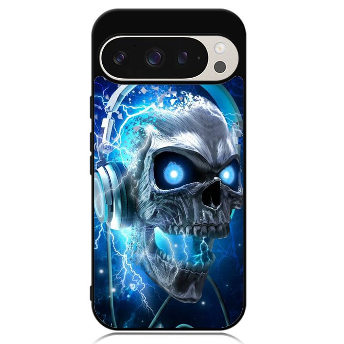 Skull Blue Google Pixel 9 Pro XL Case DC1675