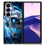 Skull Blue Samsung Galaxy Z Fold 7 Case DC1675