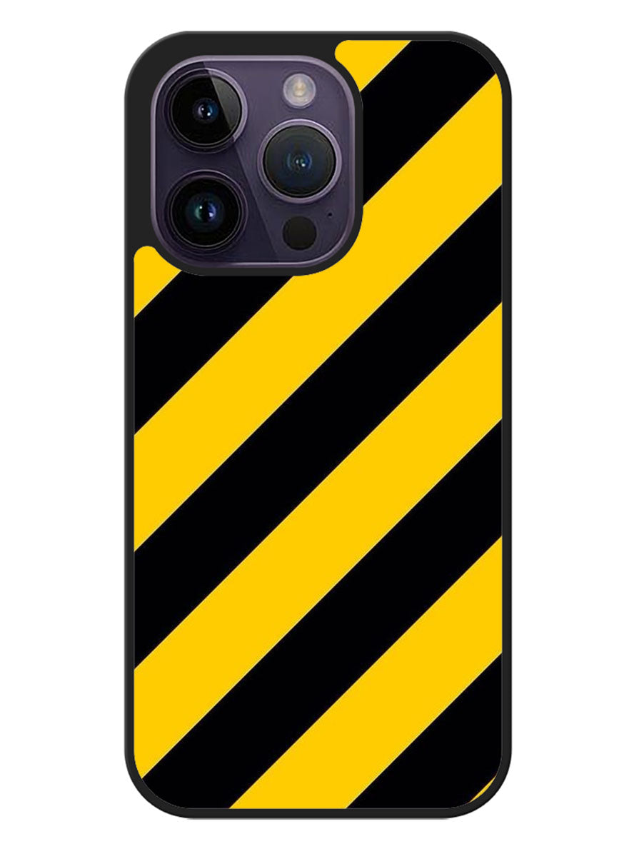 Black Yellow iPhone 14 Pro Case