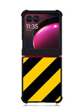 Black Yellow Motorola Moto Razr Plus 2023 , Moto Razr+ 2023 Case