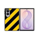 Black Yellow Samsung Galaxy Z Fold 8 Case