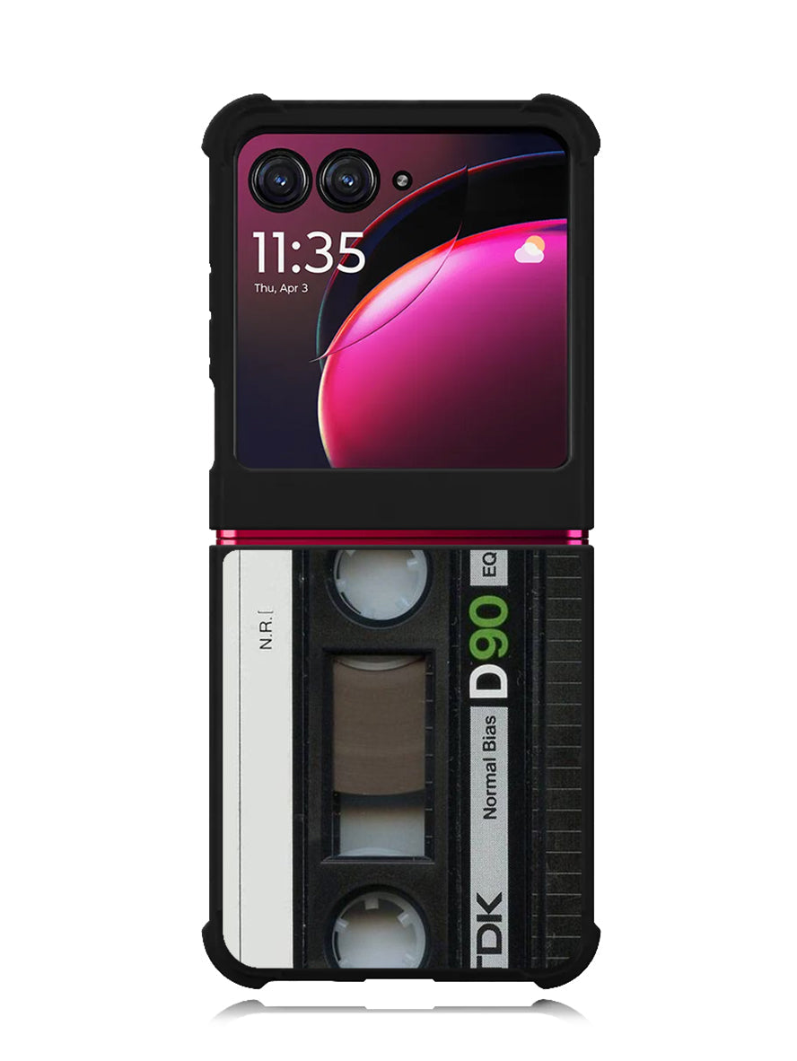 Cassette Tape 2nd Motorola Moto Razr Plus 2023 , Moto Razr+ 2023 Case