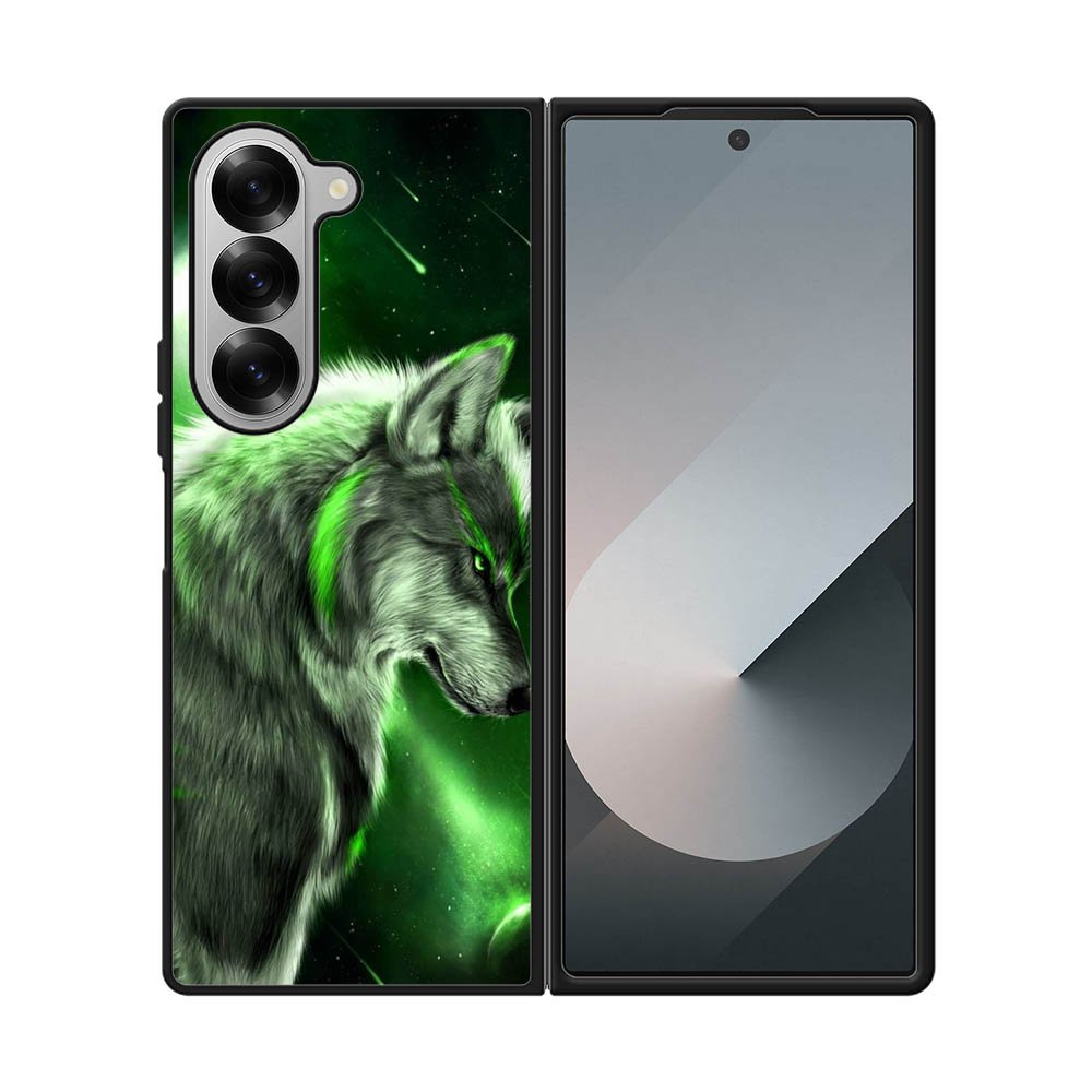 Wolf Green Samsung Galaxy Z Fold 7 5G Case