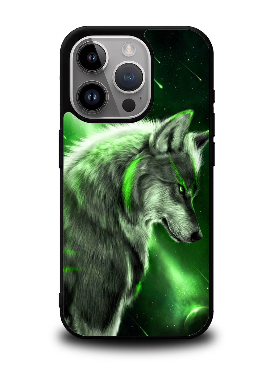 Wolf Green iPhone 16 Pro Max Case