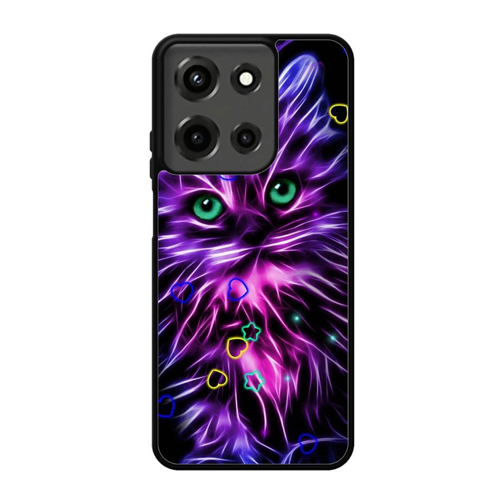 Cat Glow Purple 1st Motorola Moto G 5G 2025 Case DC2887