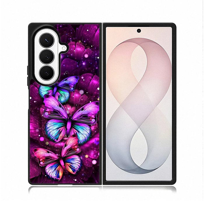 Butterflies wallpaper Samsung Galaxy Z Fold 8 Ultra Case