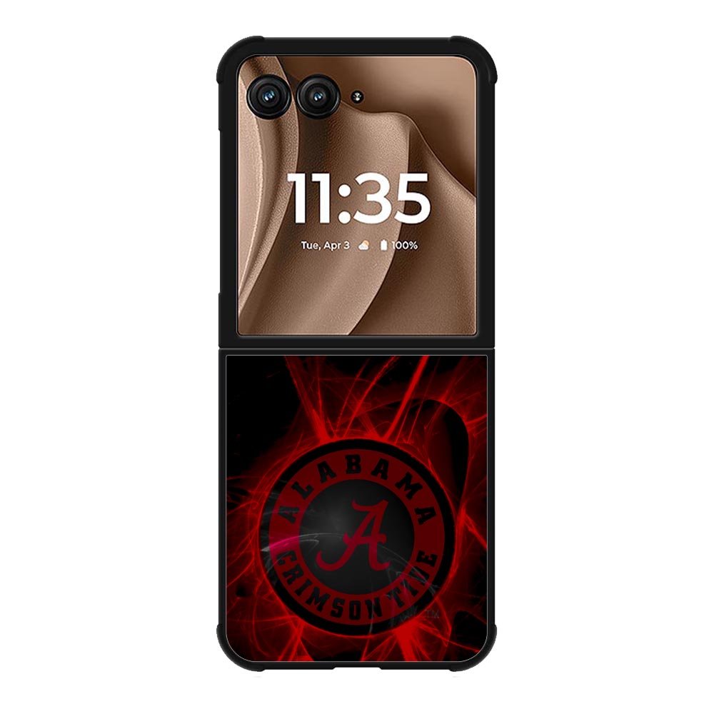 Alabama Logo Black Motorola Moto RAZR Plus 2025 Case