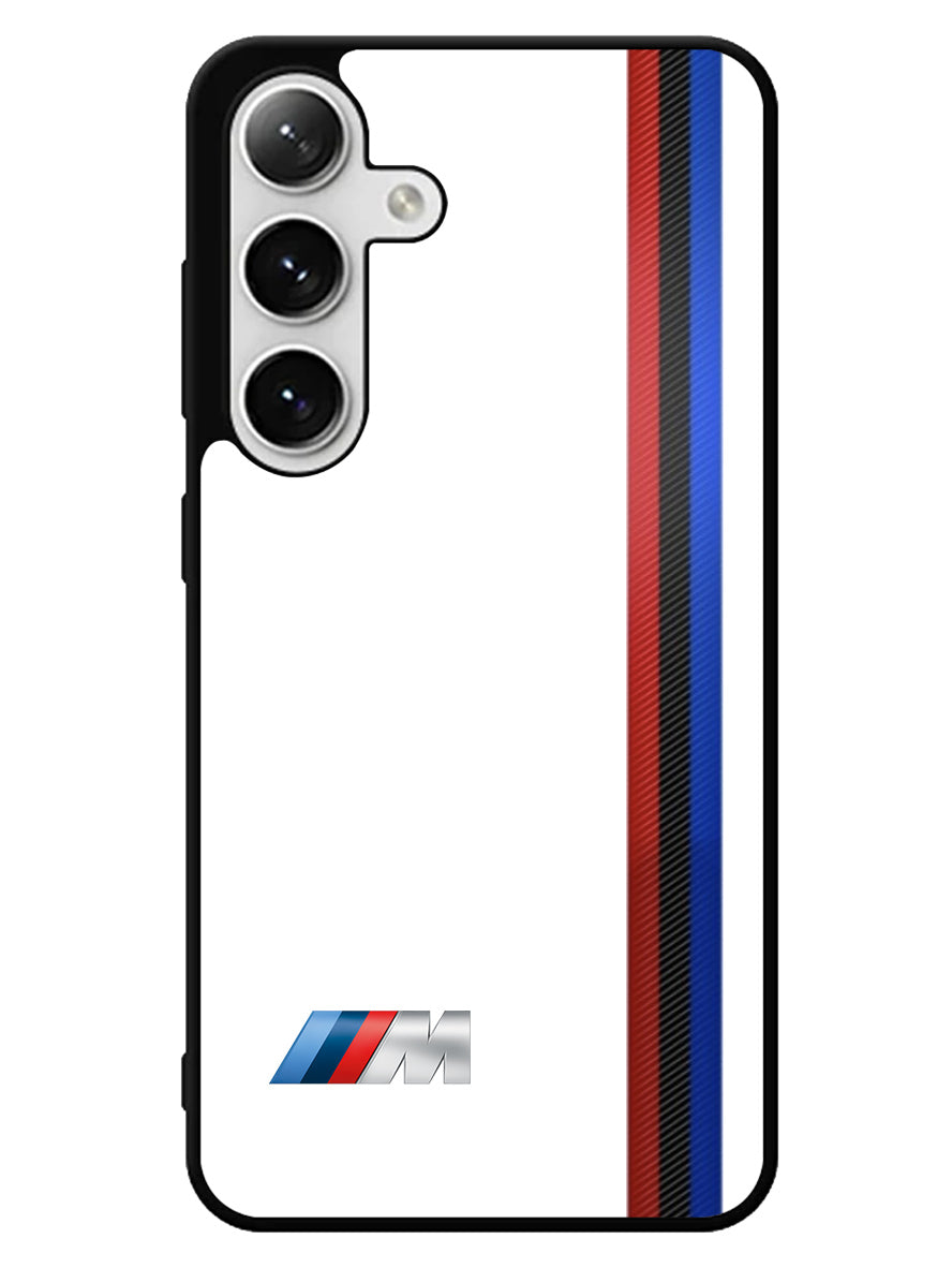 Bmw Logo White Samsung Galaxy S25 5G Case