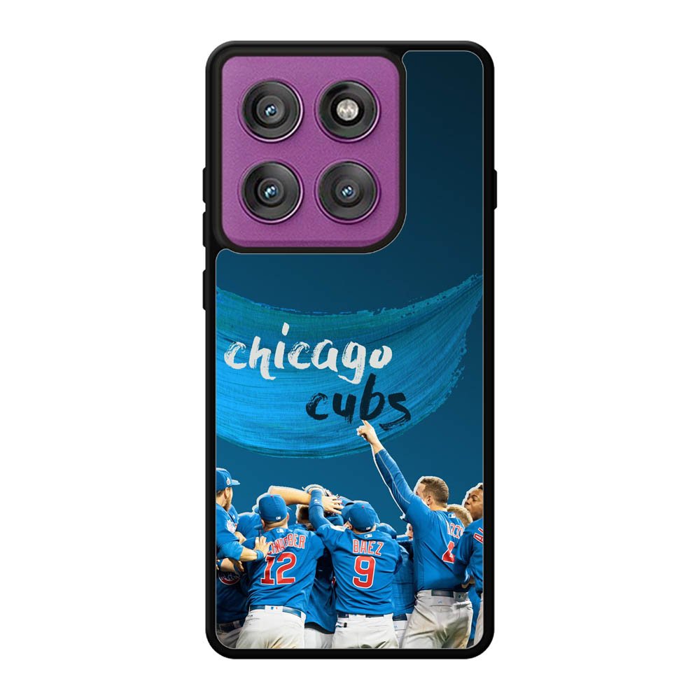 Chicago Cubs Blue Motorola Moto Edge 60 Pro Case