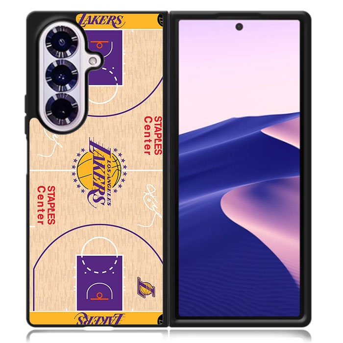 Lakers Basket Samsung Galaxy Z Fold 7 Case DC1004
