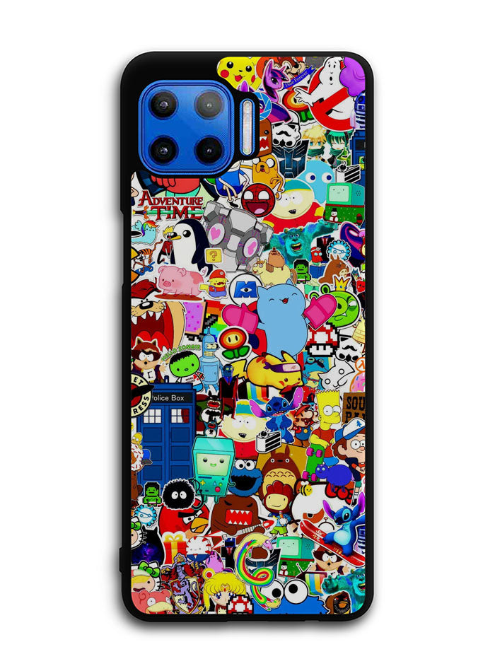 Doodle Art Motorola Moto One 5G Case , Moto One 5G UW Case , Moto G 5G Plus Case
