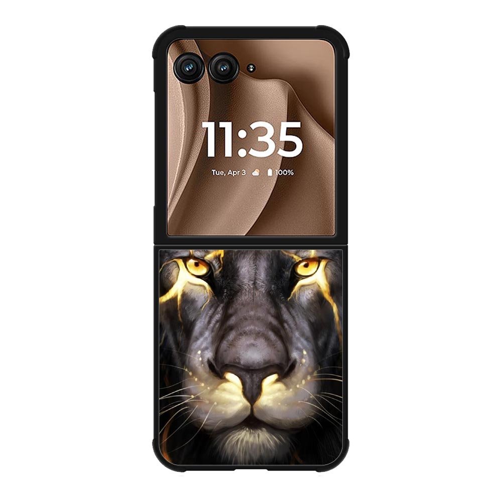 Gold Lion Motorola Moto RAZR Plus 2025 Case