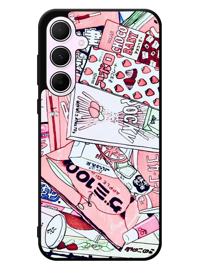 Japanese Pink Samsung Galaxy A55 5G Case
