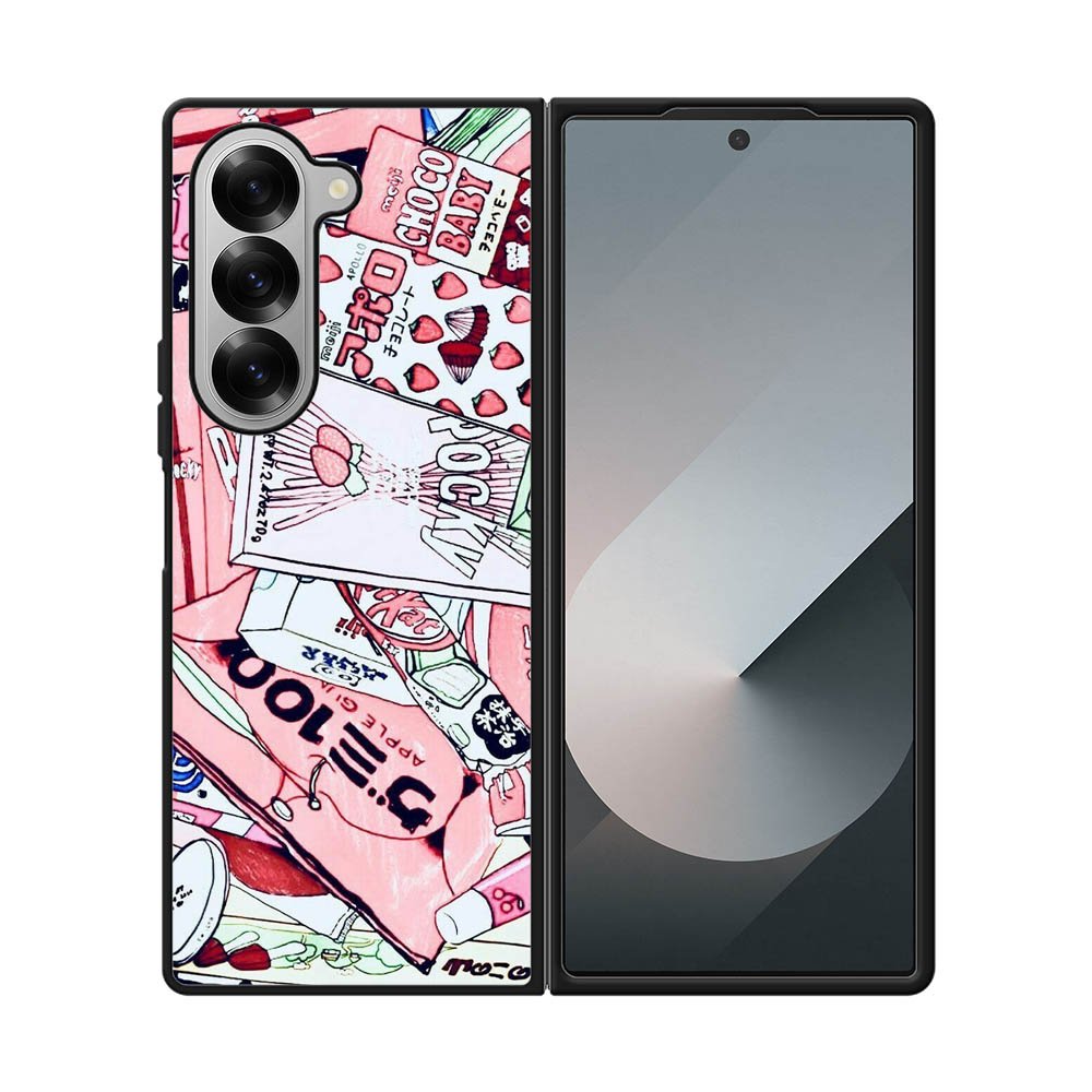 Japanese Pink Samsung Galaxy Z Fold 7 5G Case