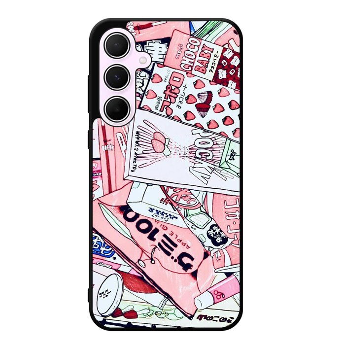 Japanese Pink Samsung Galaxy A15 5G Case DC0899