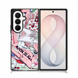 Japanese Pink Samsung Galaxy Z Fold 8 Ultra Case DC0899