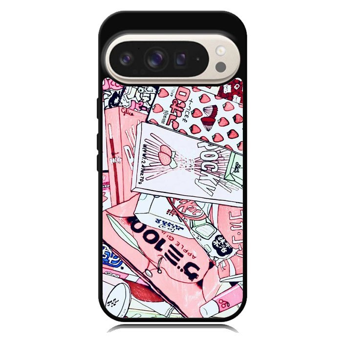 Japanese Pink Google Pixel 10 | Google Pixel 10 Pro Case DC0899