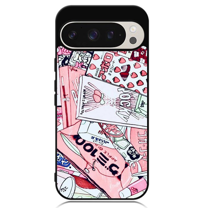 Japanese Pink Google Pixel 9 | Google Pixel 9 Pro Case DC0899