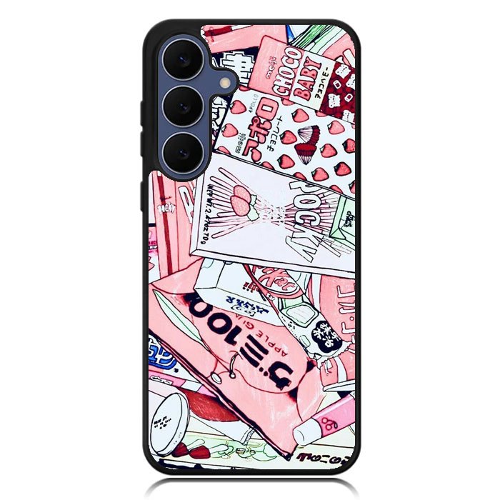 Japanese Pink Samsung Galaxy S24 FE Case DC0899