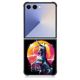 Unicorn Black Colors Samsung Galaxy Z Flip 7 Case DC1922