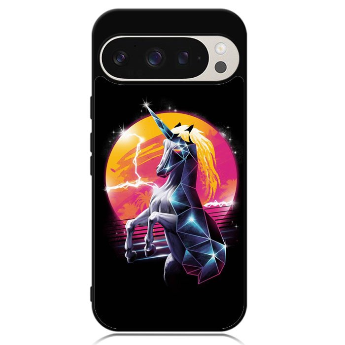 Unicorn Black Colors Google Pixel 9 | Google Pixel 9 Pro Case DC1922