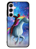 Deadpool on a Unicorn Samsung Galaxy A35 5G Case