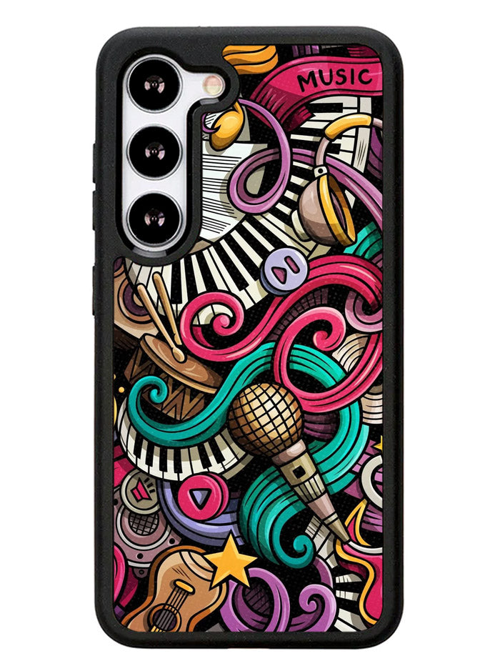 Doodles Music Samsung Galaxy S23 Plus 5G / Samsung Galaxy S23+ 5G Case