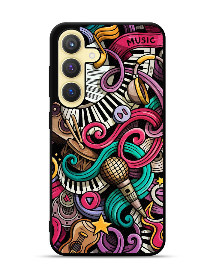 Doodles Music Samsung Galaxy S25 Plus 5G , Samsung Galaxy S25+ 5G Case