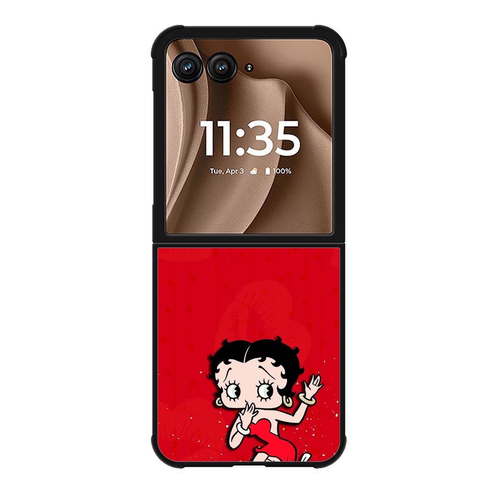 Black Betty Boop Motorola Moto RAZR Plus 2025 Case