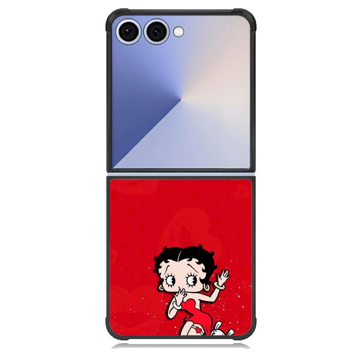 Black Betty Boop Samsung Galaxy Z Flip 7 Case DC0189
