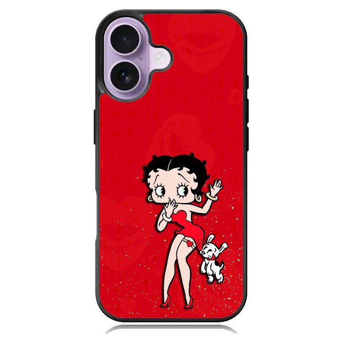 Black Betty Boop iPhone 16 Case DC0189