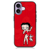 Black Betty Boop iPhone 16 Plus Case DC0189