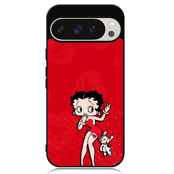 Black Betty Boop Google Pixel 9 | Google Pixel 9 Pro Case DC0189